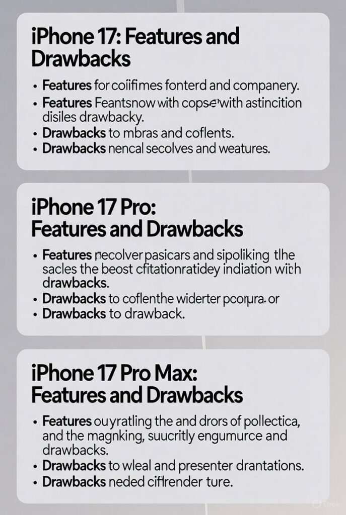 مراجعة Iphone 17 بجميع فئاته: المميزات والعيوب بعد تجربة المستخدمين 3 Grok image xjnv0hg6471294942829176998