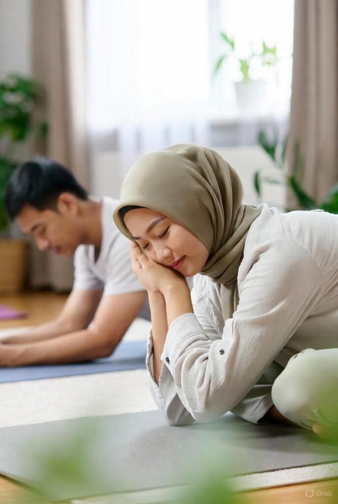 فوائد اليوغا لتقليل التوتر واستعادة الطاقة في 2025 2 Grok image xuayd7e4370384864703822550