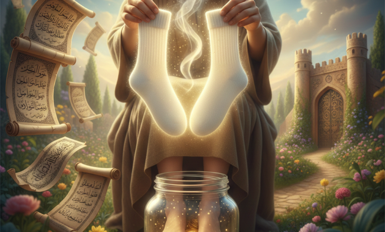 تفسير حلم و رؤية شراء الجوارب في المنام لابن سيرين والنابلسي وابن شاهين 1 17713504975163563679910872813377