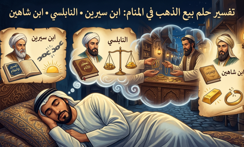 تفسير حلم ورؤية بيع الذهب في المنام لابن سيرين والنابلسي وابن شاهين 1 17735775986082590913557345222592