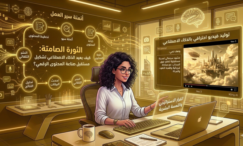 الثورة الصامتة: كيف يعيد الذكاء الاصطناعي تشكيل مستقبل صناعة المحتوى الرقمي؟ 1 1779941737921