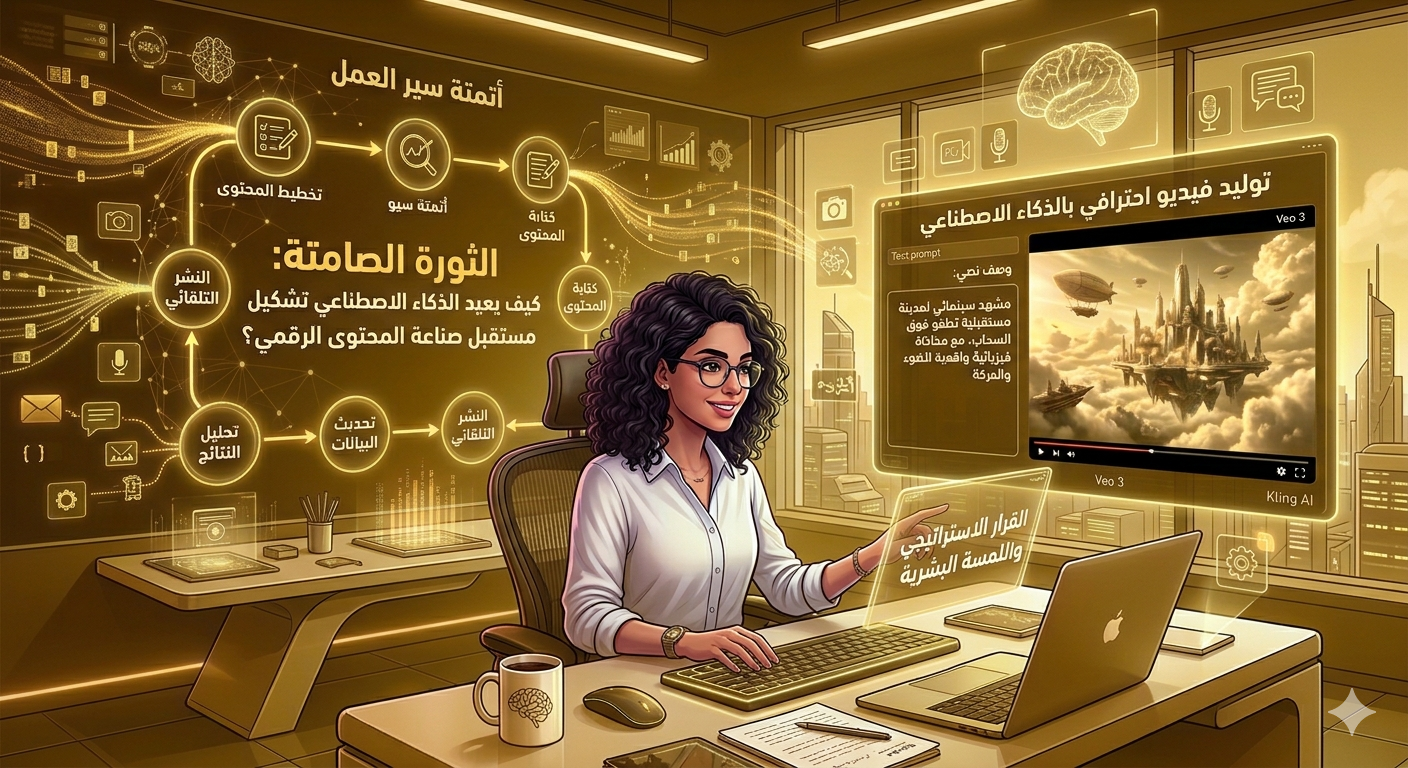 الثورة الصامتة: كيف يعيد الذكاء الاصطناعي تشكيل مستقبل صناعة المحتوى الرقمي؟ 6 1779941737921