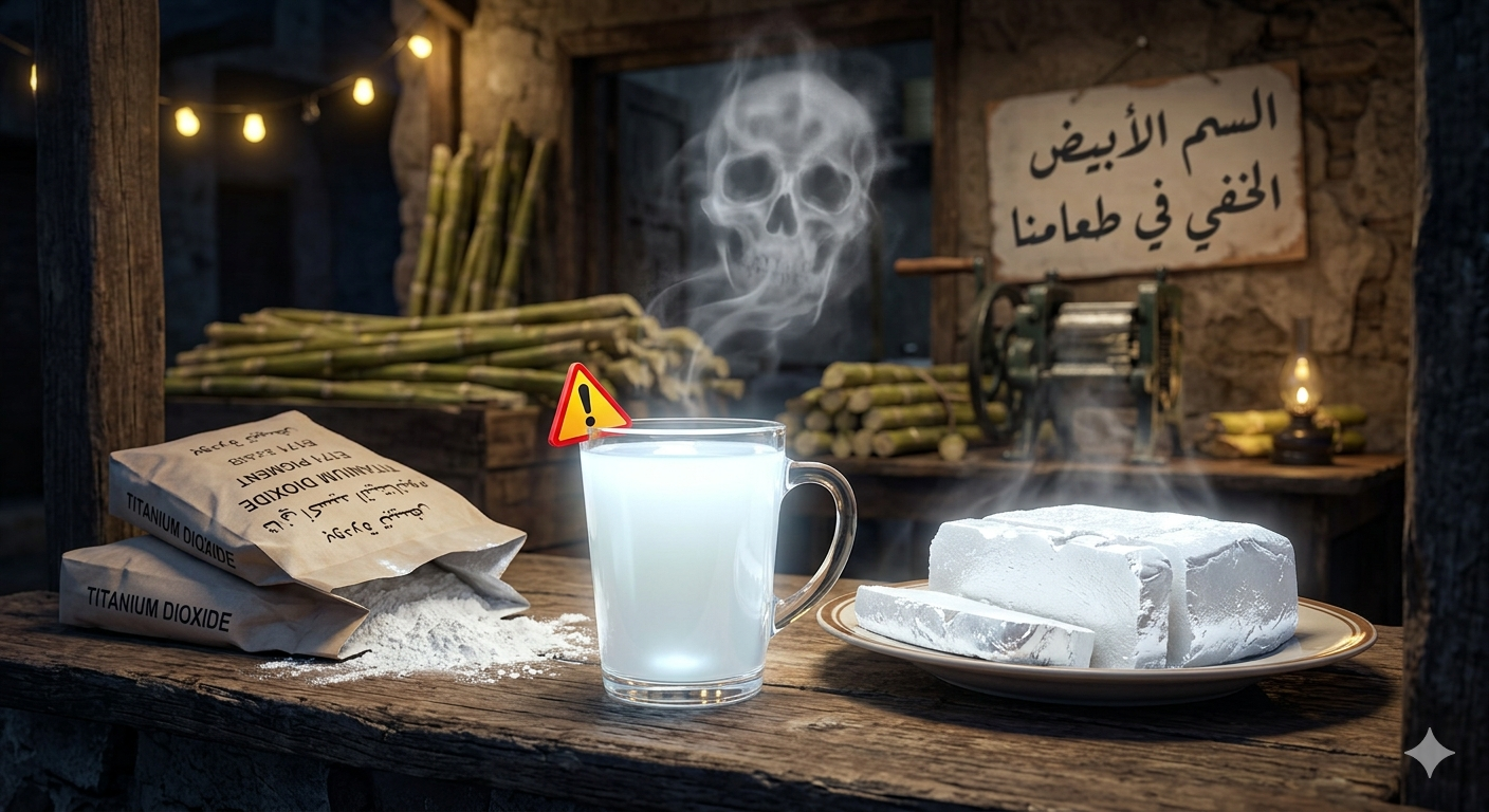السمّ الأبيض في كوب عصير القصب : "ثاني أكسيد التيتانيوم" قاتل صامت يهدد صحتك 6 1781303345151