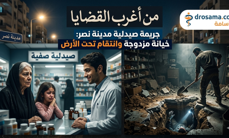 جريمة صيدلية مدينة نصر: خيانة مزدوجة وانتقام تحت الأرض 1 1781521281100