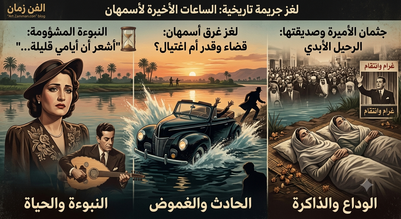 لغز غرق أسمهان: الساعات الأخيرة والمؤامرة التي اغتالت "أميرة الفن" 6 1782973437755